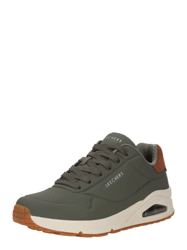 SKECHERS SKECHERS Niske tenisice 'Uno - Suited On Air'  maslinasta / bijela