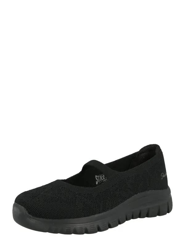 SKECHERS SKECHERS Otvorene balerinke 'GRACEFUL-CHIC MOTION'  crna