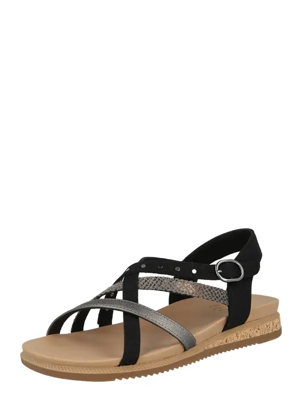 SKECHERS SKECHERS Sandale 'DESERT KISS - SEASIDE'  svijetlosiva / crna