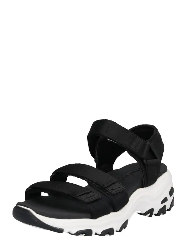 SKECHERS SKECHERS Sandale za hodanje  crna / bijela