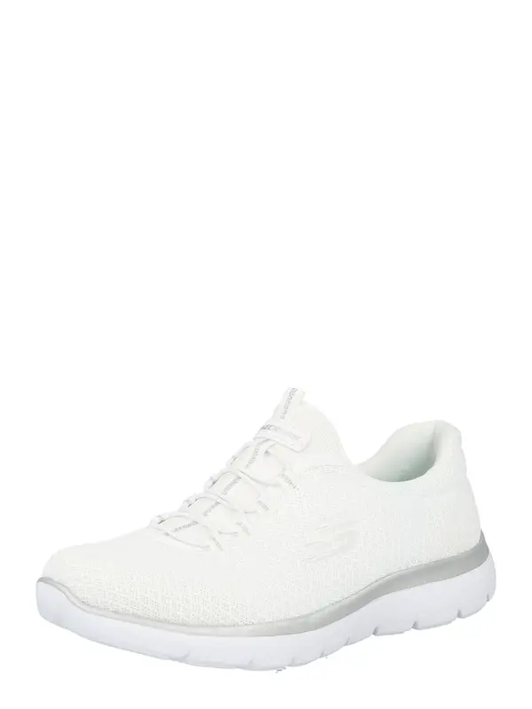 SKECHERS SKECHERS Slip On tenisice 'Summits'  srebrno siva / bijela