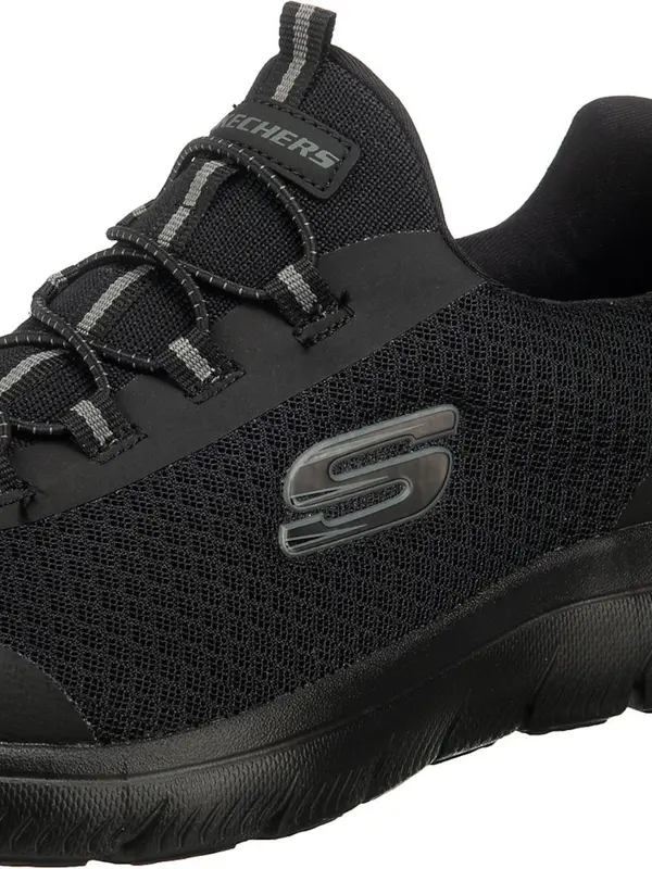 SKECHERS SKECHERS Slip On tenisice 'Summits'  tamo siva / crna