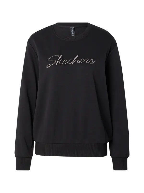 SKECHERS SKECHERS Sweater majica  crna
