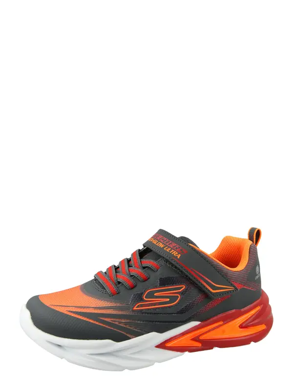 SKECHERS SKECHERS Tenisice 'FLEX-GLOW ULTRA'  antracit siva / narančasta