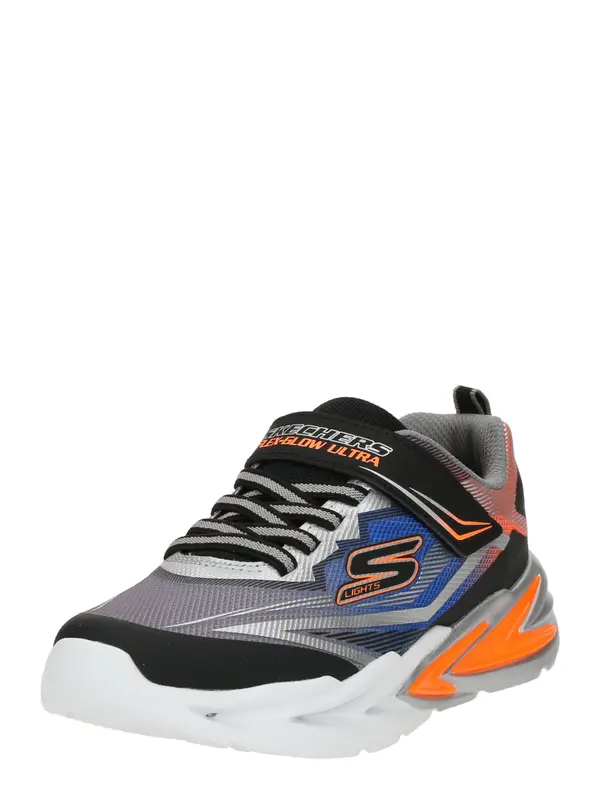 SKECHERS SKECHERS Tenisice 'FLEX-GLOW ULTRA'  plava / siva / narančasta / crna