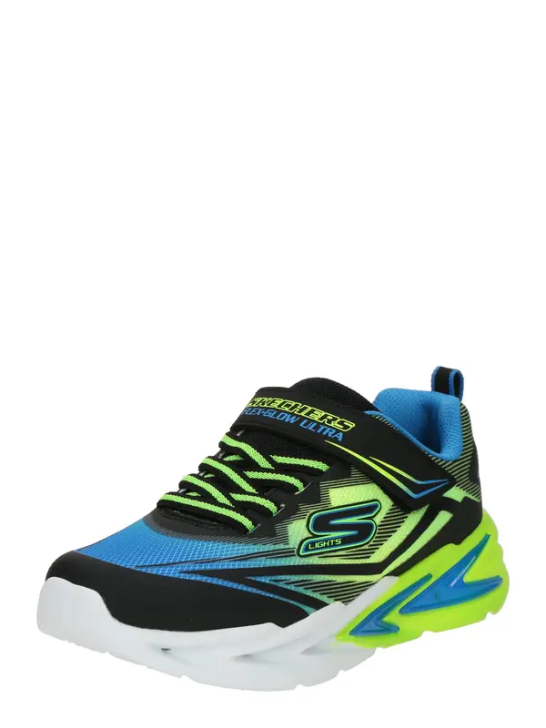 SKECHERS SKECHERS Tenisice 'FLEX-GLOW ULTRA'  plava / zelena / crna