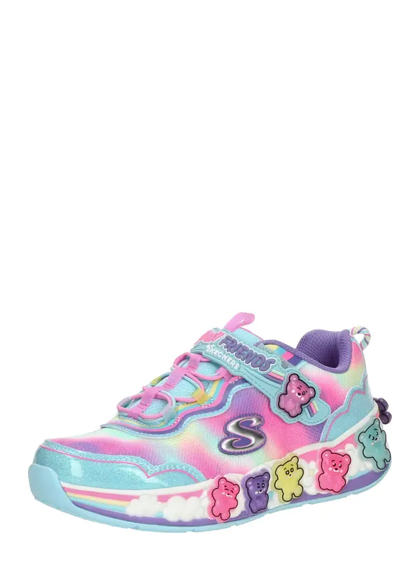 SKECHERS SKECHERS Tenisice 'GUMMY FRIENDS'  svijetloplava / žuta / ljubičasta / svijetloroza