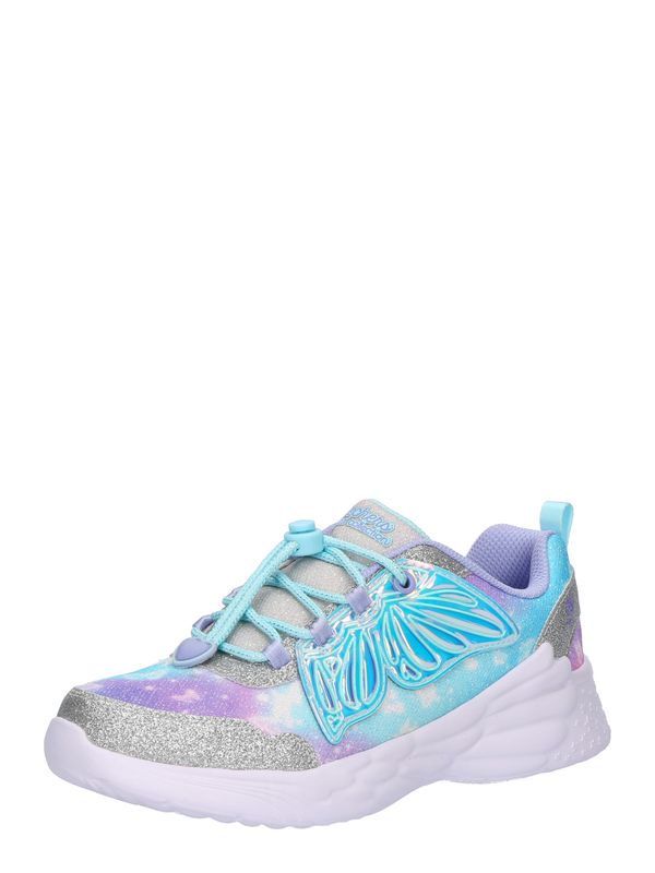 SKECHERS SKECHERS Tenisice 'HEART LIGHTS - RETRO HEARTS'  svijetloplava / lavanda / srebro / bijela