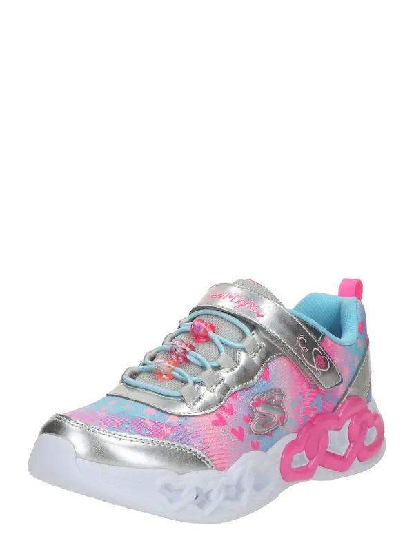 SKECHERS SKECHERS Tenisice 'Infinite Heart Lights'  azur / fuksija / svijetloroza / srebro
