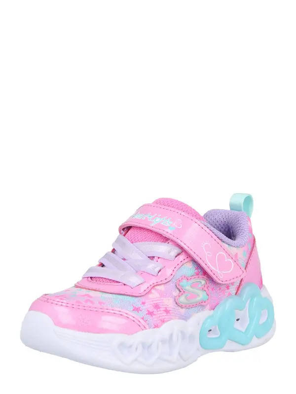 SKECHERS SKECHERS Tenisice 'INFINITE HEART LIGHTS - HEART'  nebesko plava / lila / roza / puder roza