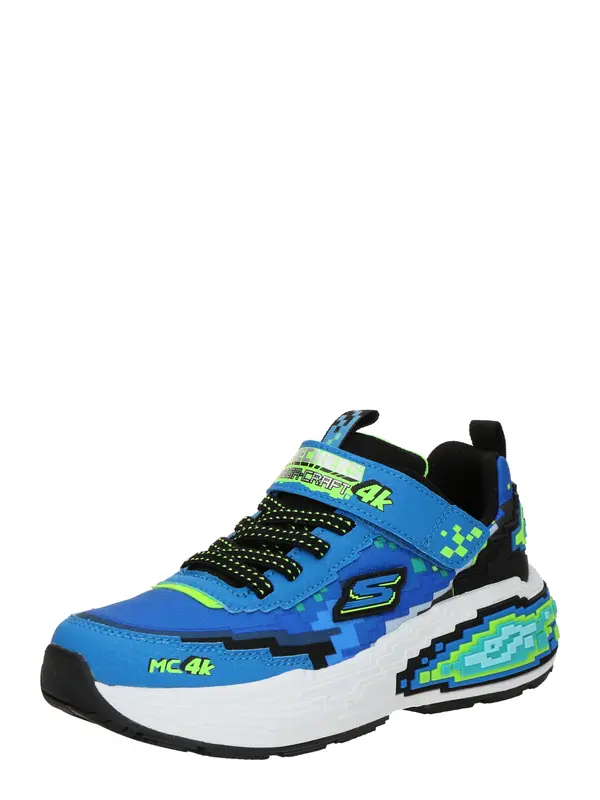 SKECHERS SKECHERS Tenisice 'MEGA-CRAFT 4K'  plava / azur / neonsko zelena / crna