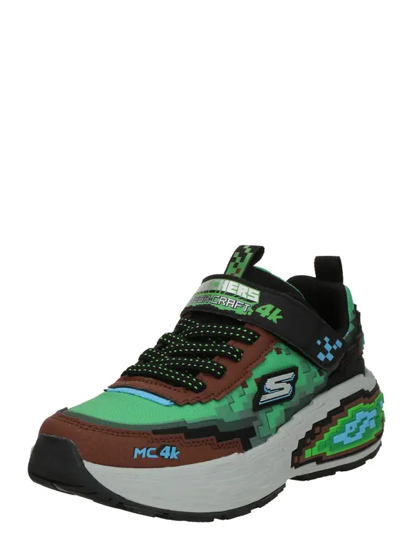 SKECHERS SKECHERS Tenisice 'MEGA-CRAFT 4K'  smeđa / siva / zelena / crna