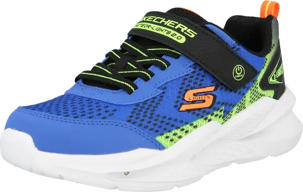 SKECHERS SKECHERS Tenisice 'METEOR-LIGHTS 2.0'  tirkiz / neonsko zelena / tamno narančasta / crna