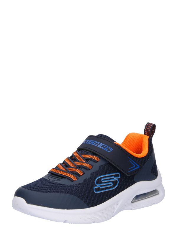 SKECHERS SKECHERS Tenisice 'MICROSPEC MAX'  morsko plava / kraljevsko plava / neonsko narančasta