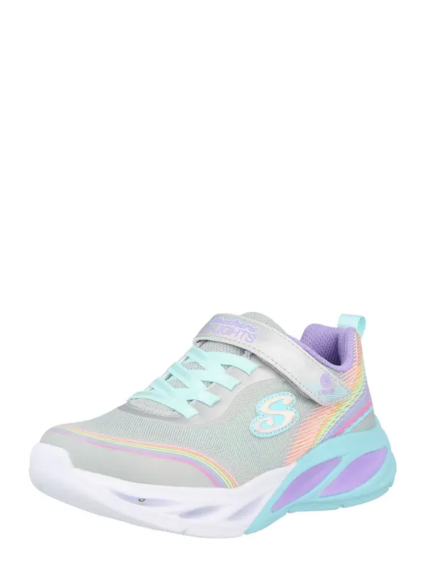 SKECHERS SKECHERS Tenisice  nebesko plava / pastelno zelena / ljubičasta / srebro
