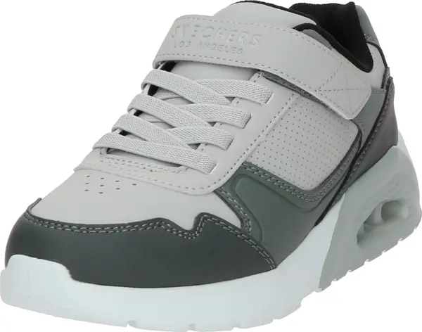 SKECHERS SKECHERS Tenisice 'UNO LITE 2.0 - PILLAR DUO'  siva / tamo siva / tamno zelena
