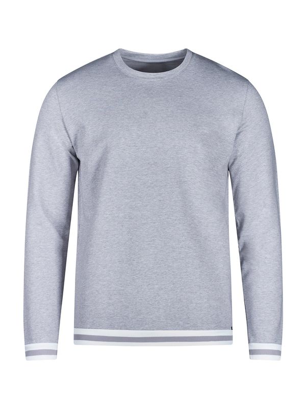 Skiny Skiny Duga pidžama  siva melange / bijela