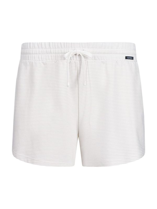 Skiny Skiny Pidžama hlače 'Every Night'  siva / bijela