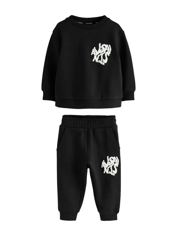 smALLSAINTS smALLSAINTS Jogging komplet 'Orlando'  crna / bijela
