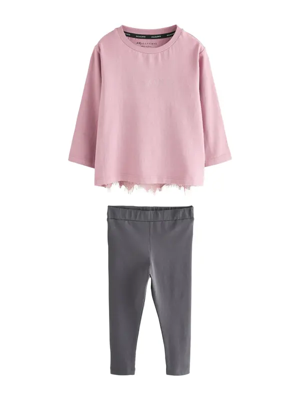 smALLSAINTS smALLSAINTS Komplet  antracit siva / rosé / prljavo roza