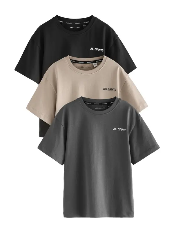 smALLSAINTS smALLSAINTS Majica  cappuccino / tamo siva / crna / bijela