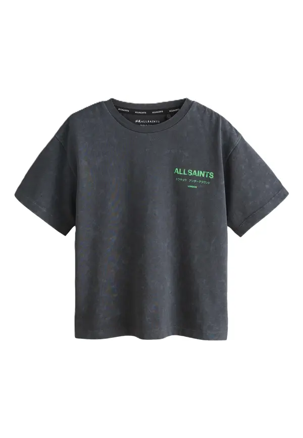 smALLSAINTS smALLSAINTS Majica 'Underground'  zelena / crna melange