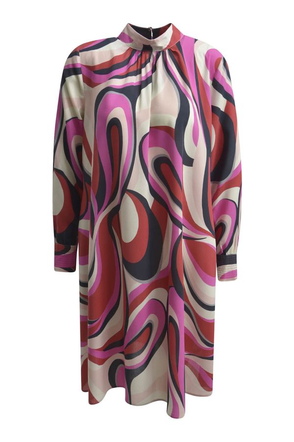 Smith&Soul Smith&Soul Haljina  ecru/prljavo bijela / mornarsko plava / fuksija / trešnja crvena