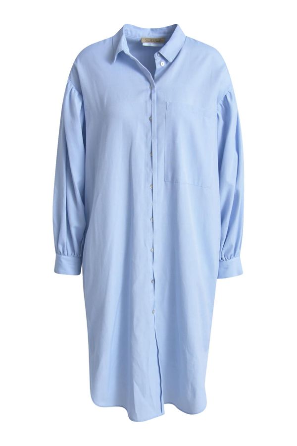 Smith&Soul Smith&Soul Košulja haljina  pastelno plava