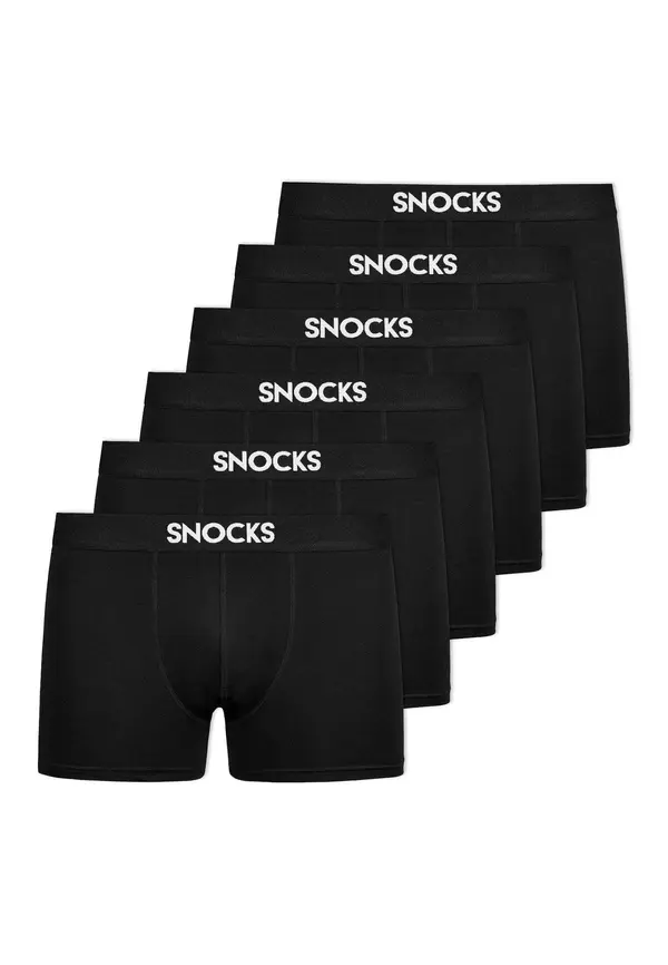 SNOCKS SNOCKS Bokserice 'SNOCKS'  crna / bijela