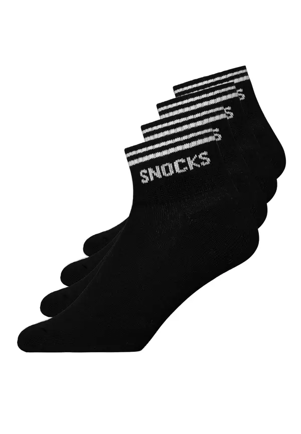 SNOCKS SNOCKS Čarape  crna / bijela