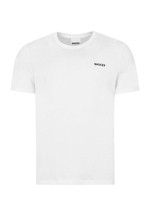 SNOCKS SNOCKS Majica  crna / bijela