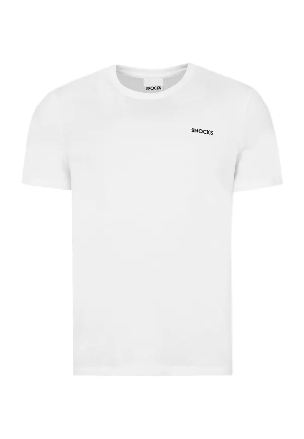 SNOCKS SNOCKS Majica  crna / bijela