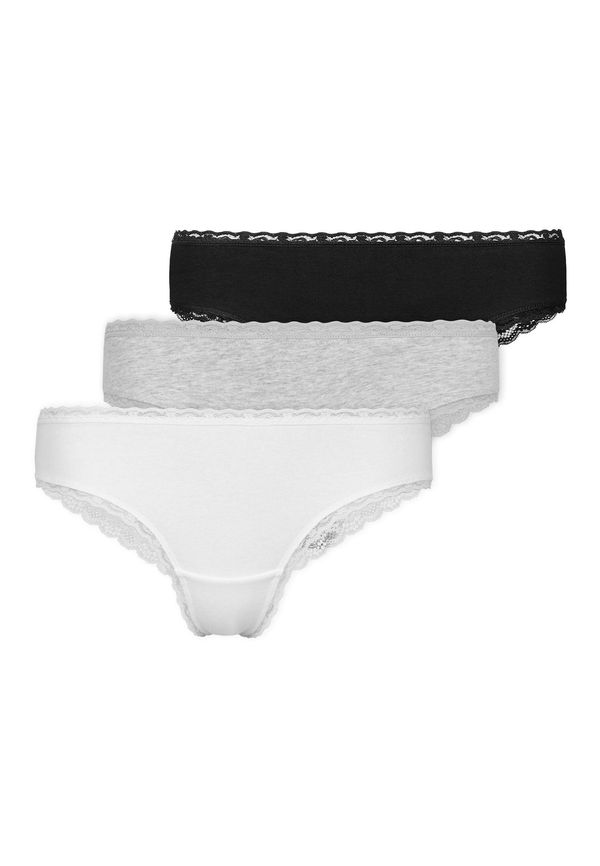 SNOCKS SNOCKS Slip  siva melange / crna / bijela