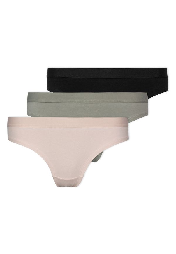 SNOCKS SNOCKS Slip  taupe siva / rosé / crna