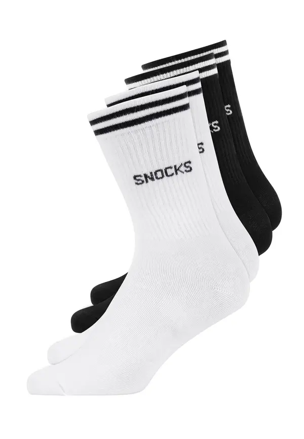 SNOCKS SNOCKS Sportske čarape  crna / bijela