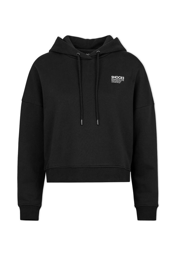 SNOCKS SNOCKS Sweater majica  crna / bijela