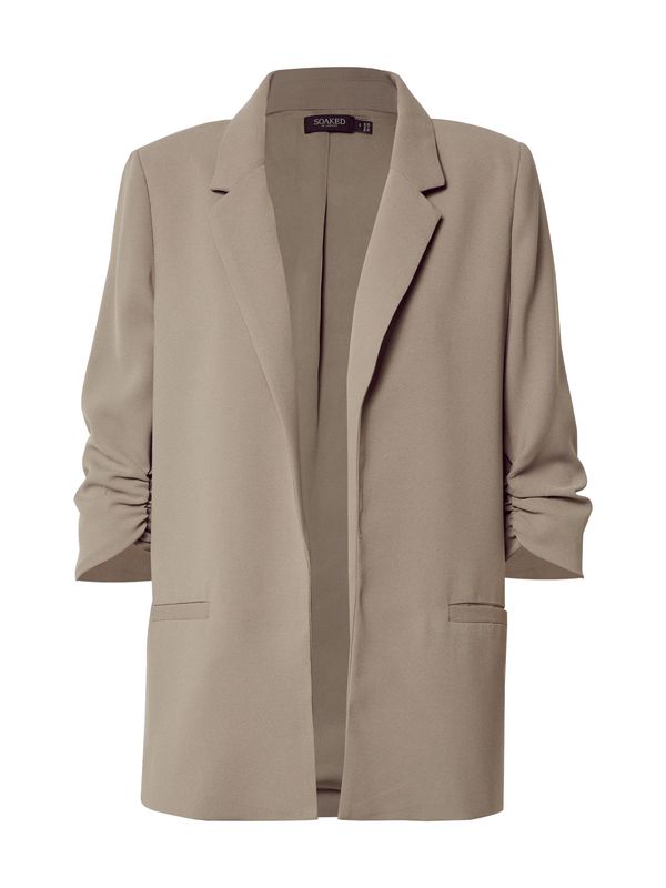 SOAKED IN LUXURY SOAKED IN LUXURY Blejzer 'Shirley'  bež siva