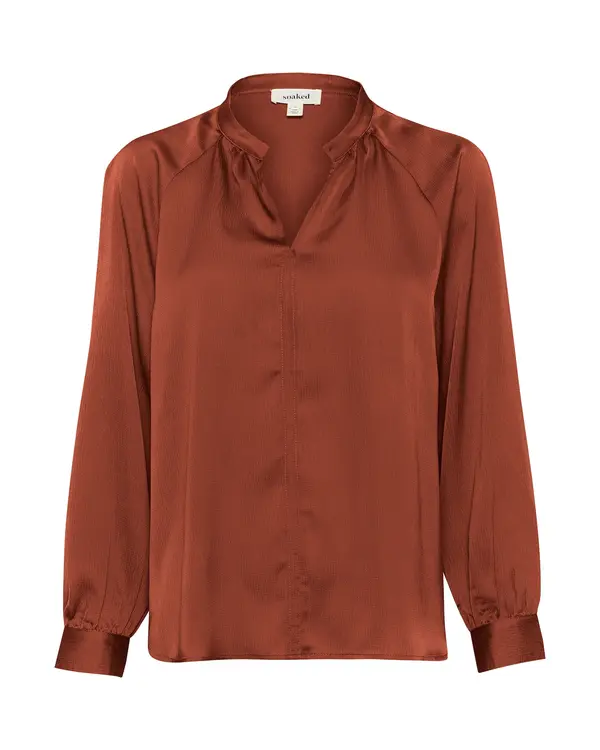 SOAKED IN LUXURY SOAKED IN LUXURY Bluza 'Ioana'  hrđavo smeđa