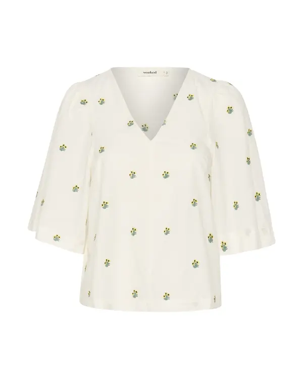 SOAKED IN LUXURY SOAKED IN LUXURY Bluza  žuta / zelena / crna / bijela