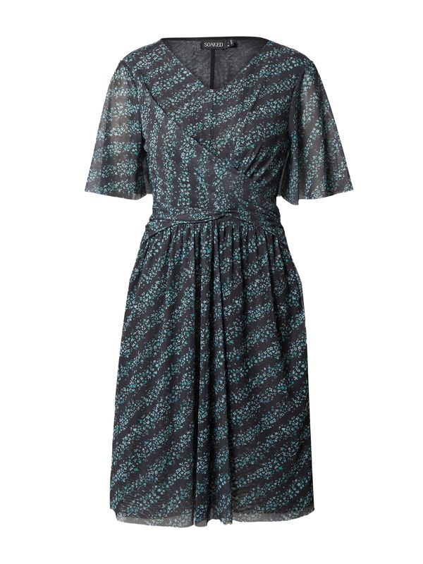 SOAKED IN LUXURY SOAKED IN LUXURY Haljina 'Demara'  tirkiz / crna