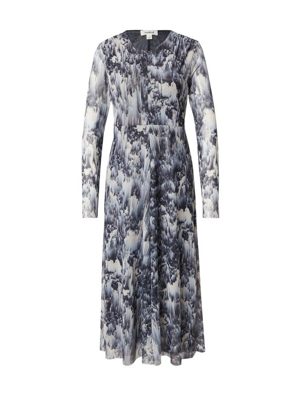 SOAKED IN LUXURY SOAKED IN LUXURY Haljina 'Hartley'  morsko plava / svijetloplava / taupe siva / bijela