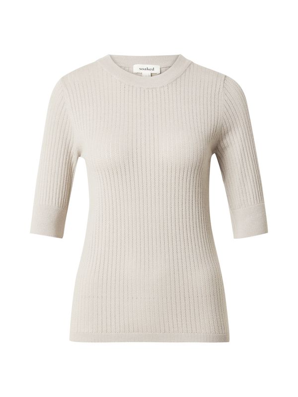 SOAKED IN LUXURY SOAKED IN LUXURY Pulover 'Spina'  bež siva