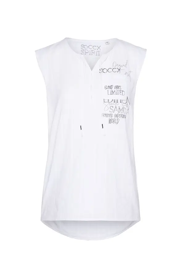 Soccx Soccx Bluza  crna / bijela