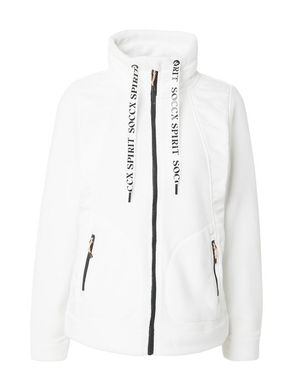 Soccx Soccx Flis jakna  crna / bijela