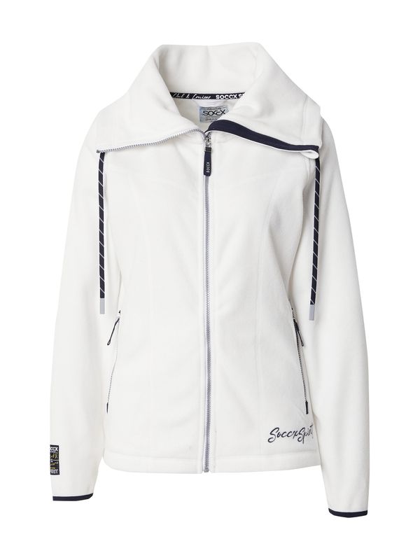 Soccx Soccx Flis jakna  crna / bijela