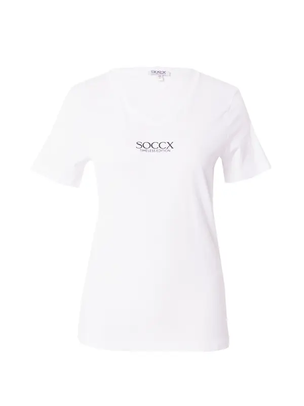 Soccx Soccx Majica  crna / bijela
