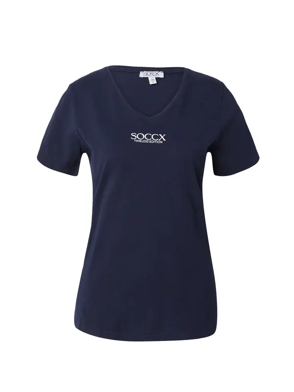 Soccx Soccx Majica  morsko plava / bijela