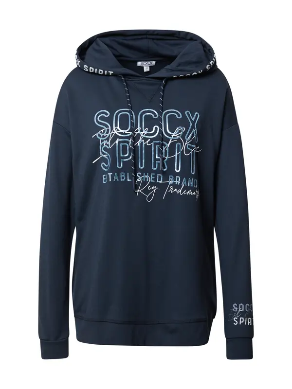 Soccx Soccx Sweater majica  svijetloplava / tamno plava / bijela