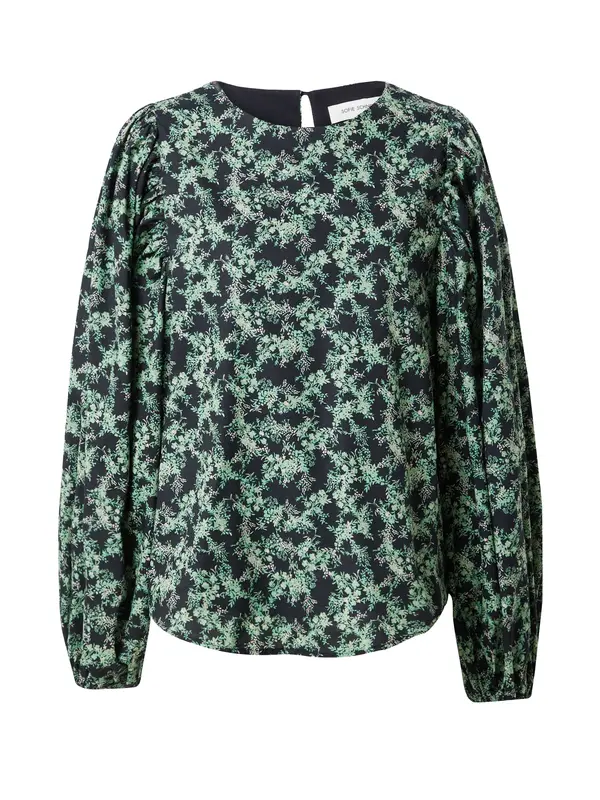 Sofie Schnoor Sofie Schnoor Bluza  svijetlozelena / pastelno roza / crna