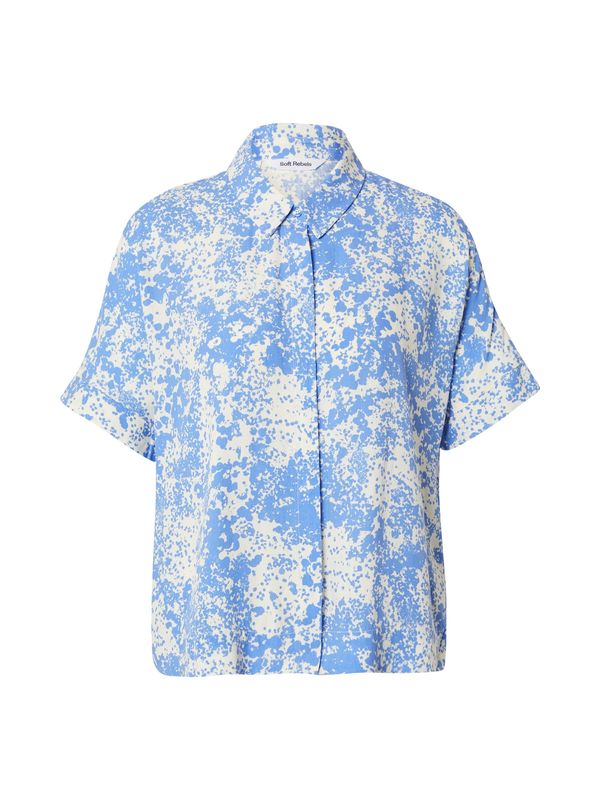 Soft Rebels Soft Rebels Bluza 'Eleanor'  svijetloplava / bijela